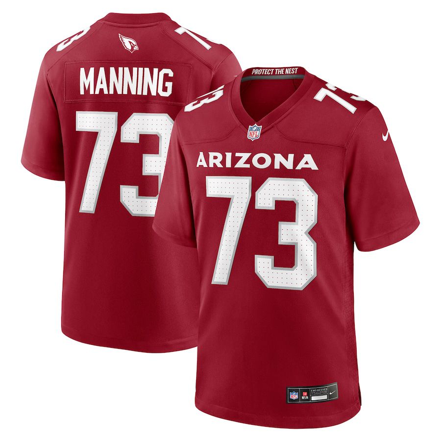 Men Arizona Cardinals #73 Ilm Manning Nike Cardinal Team Game NFL Jersey